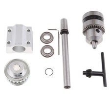 B12 Drill Chuck Set No Power Spindle Assembly Small Lathe Accessories 2019