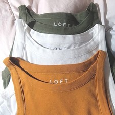 LOFT Womens Tank Top Bundle of
