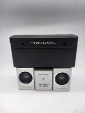 Realistic Mini Stereo Amplifier And Speakers Set UNTESTED