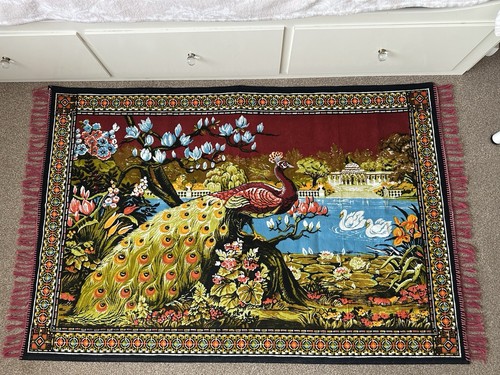Vintage 1970s turkish tapestry - vintage,