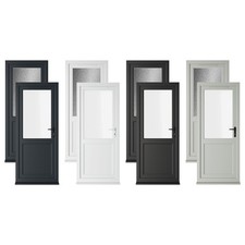 Bespoke PVC Single Door Clear