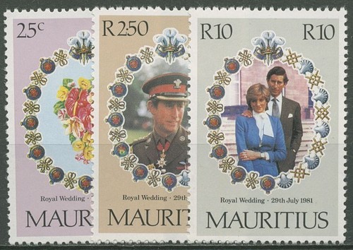 Mauritius 1981 wedding prince - wedding,