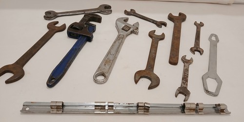 Vintage spanners wrench and - spanners,,