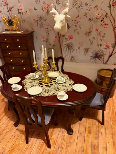 Dolls house mahogany - house,