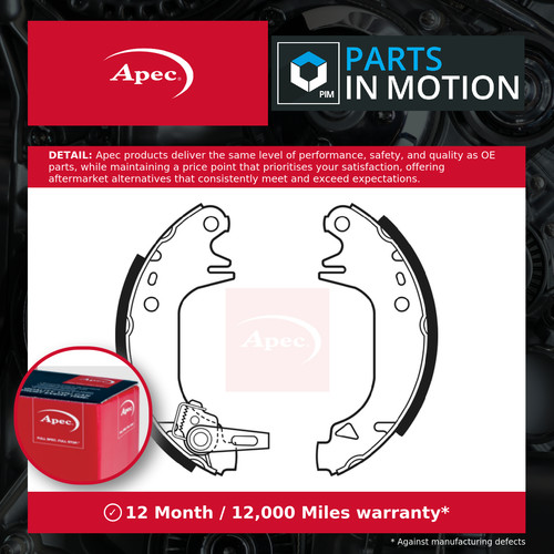 Brake shoes set fits - brake,
