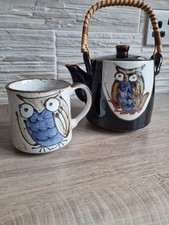 Vintage Pottery Teapot With
