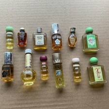 Vintage Group Of 12 Miniature Perfumes  - Unused  - Goya Saville Mary Quant Etc
