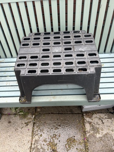 Heavy duty caravan step used - duty, step.