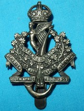 THE 8th (IRISH) BATTALION KINGS LIVERPOOL BRITISH MILITARY CAP BADGE K/C GENUINE