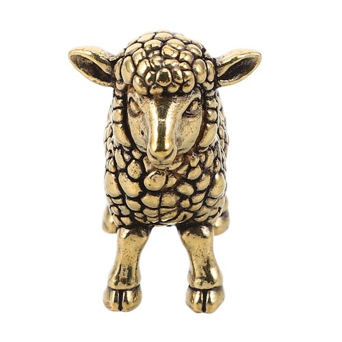 Golden brass sheep - golden,