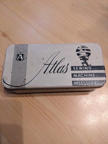 Vintage atlas sewing machine - vintage,
