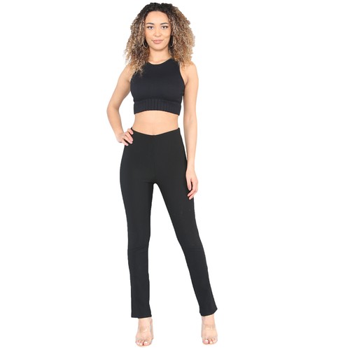 Womens bootleg trousers ladies - bootleg,