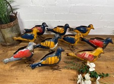 Hand Made Reclaimed Recycled Metal Oil Drum Paint Tin Bird  Sculpture Garden