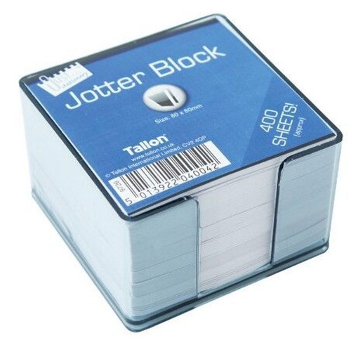 Memo cube with 400 - with, white
