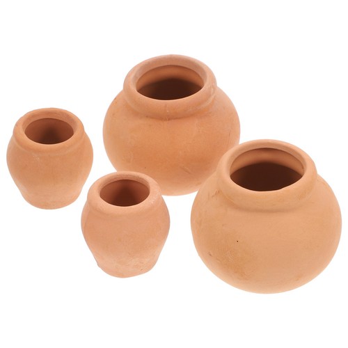 Pcs terracotta planter - 4, small