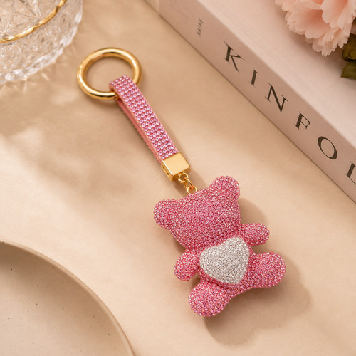 Teddy bear keychain - keychain, charm