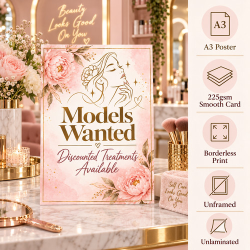 Models wanted beauty salon - wanted, a3