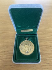 Sterling Silver Gilt Partridge In A Pear Tree Pendant Necklace 1976 29.56g