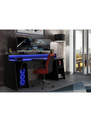 Tezaur gaming desk led - gaming, lights