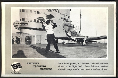 Ww2 postcard patrolling - postcard:,