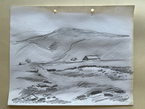 Kyffin williams pencil - kyffin, williams,