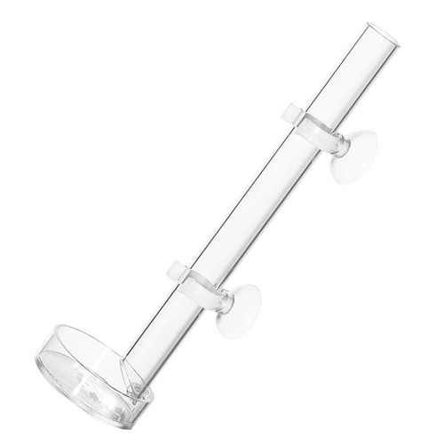 Acrylic fish feeder - feeder, tube