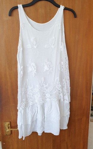 Italian lace viscose dress - ,