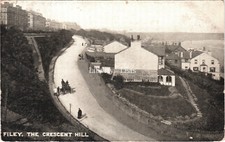 Filey Crescent Hill Postcard -