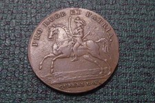 NORWICH BARRACKS , QUEENS BAY , HALF PENNY TOKEN , 1793  (NF376)