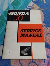 Honda 50 Service Workshop Manual Models C102 & C110D C50 Super Cub VGC FREE POST