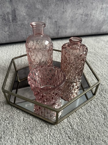Decorative mirrored hexagonal - decorative,