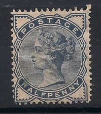GB Stamps 1883 Half Penny Blue