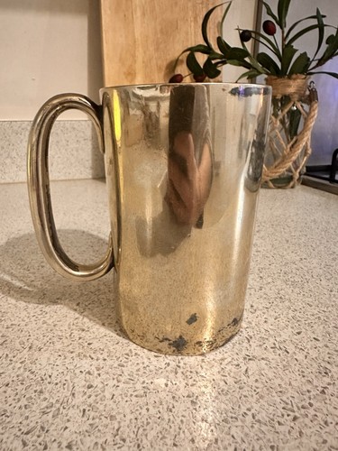 Vintage brass tankard - vintage,