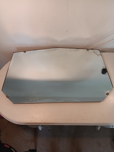 Vintage art deco wall mirror - art,