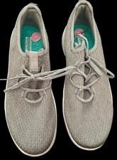 Women's Skechers Air Cooled Goga Mat Comfort Slip On Trainers Grey Size UK 5 VGC