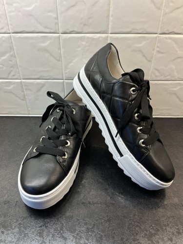 Gabor hudson black leather - black,