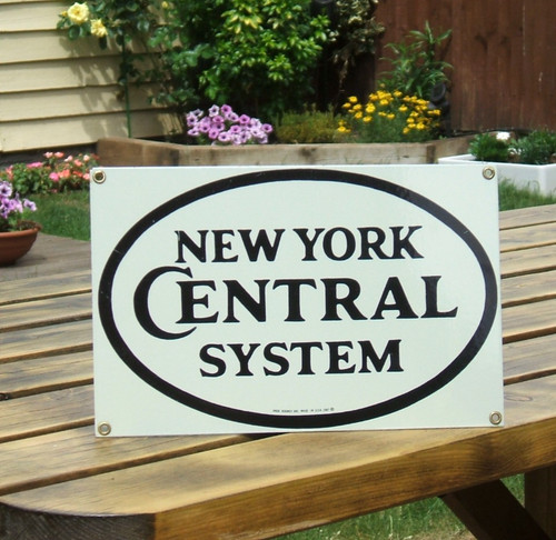 Enamel sign new - new,