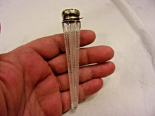 Antique crystal lay down vial - crystal,