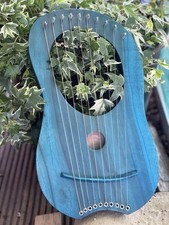 Rosewood White Lyre Harp 10
