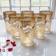 Moroccan Tea Glasses Set of 6