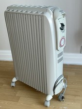 De'Longhi Dragon 3 TRD0820T Oil Filled Radiator w Timer,2 kW (VGC) Used 3 Winter