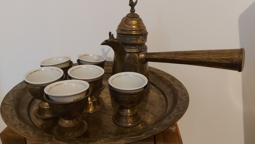 Vintage brass arabic coffee - arabic,