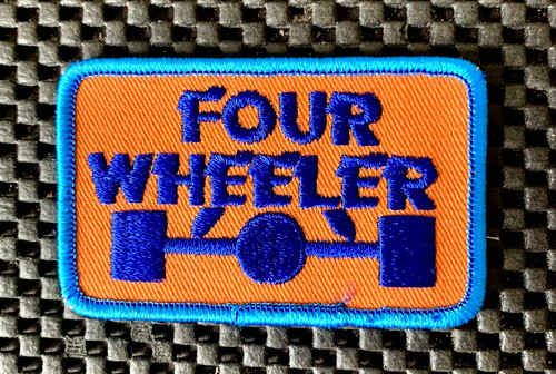 Four wheeler embroidered sew - four,