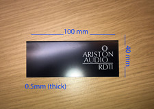Ariston Turntable Badge, label