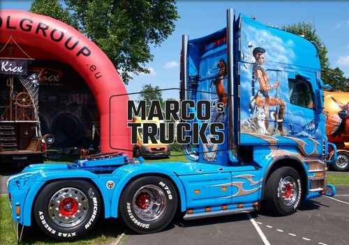 Truck photo scania series v8 - truck,