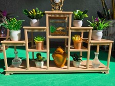 doll house modem oriental style stepped shelving /plants/fish tank/ect 1.12th A