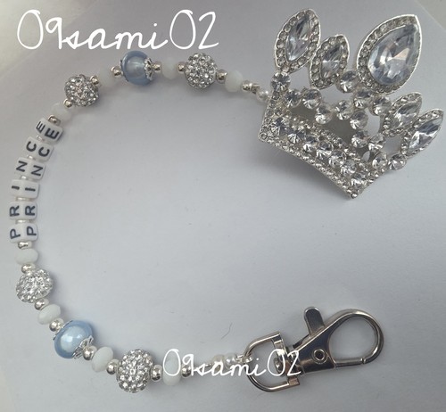 Personalised bling dummy - dummy, clip