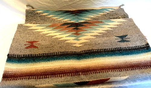 Mexican horse blanket rug - mexican,