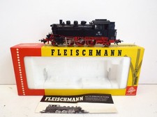 FLEISCHMANN HO 4160 2-8-4 BR 38 2609 DR LOCO BLACK/RED STEAM NOS BOXED (OO3007)