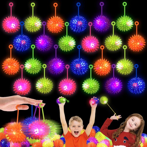 24pcs light bouncy balls - light,